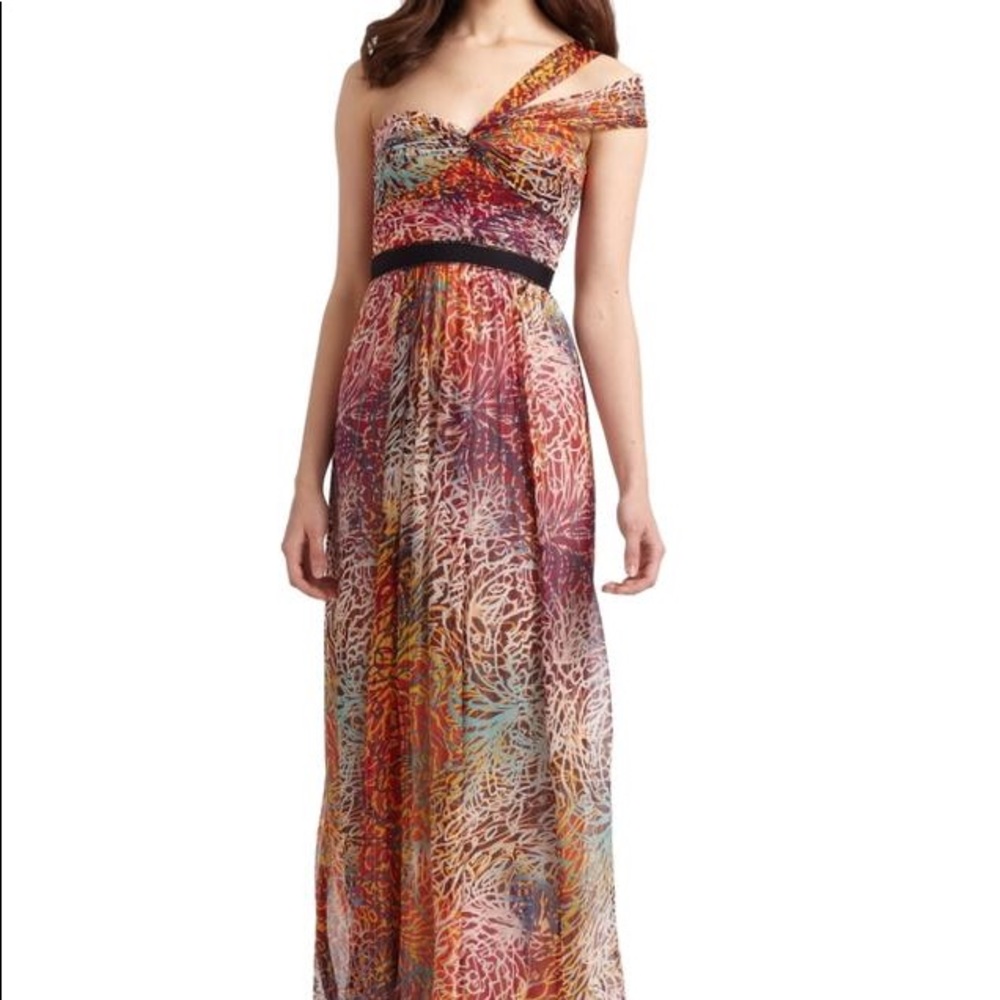 BCBG INGA One Shoulder Dress